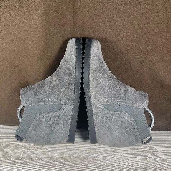 Naturalizer Darena Grey Leather Upper Hidden Wedge Slip-On Wedge Shoe Womens 9.5 - Picture 6 of 9